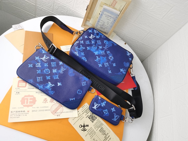 ルイヴィトンバッグ側面デザイン